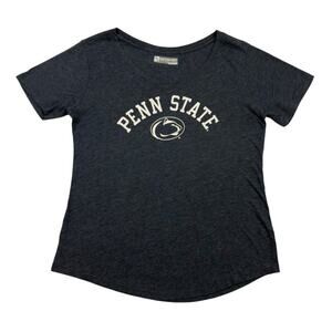 Penn State University Nittany Lions V Neck T Shirt Womens M Blue College Tee